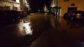 Flooding in Burton