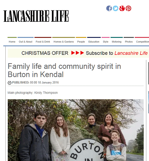 Lancashire Life 18th Jan 2016