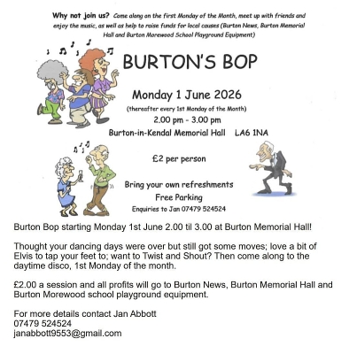 Burton Bop - Monday 1st June 2026