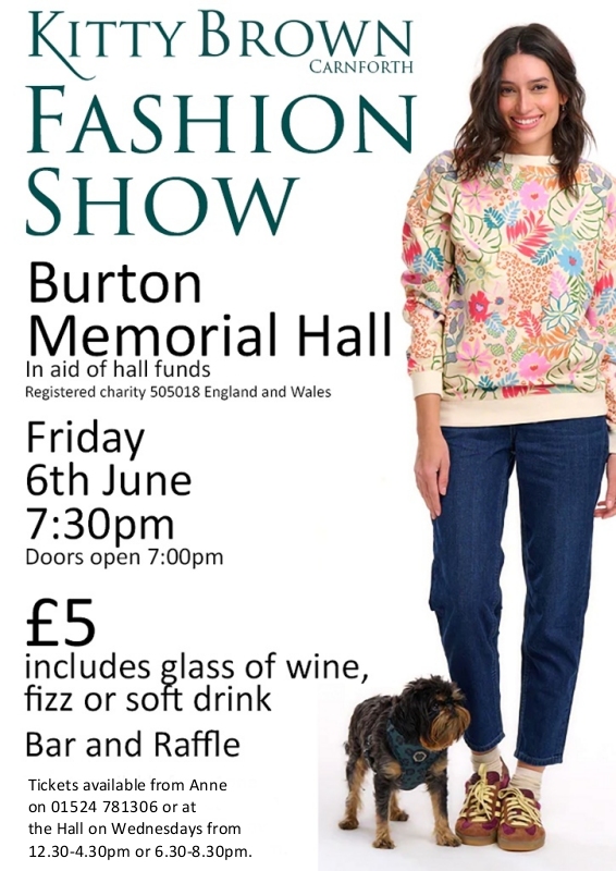 Summer Fashion Show Fri 6th June 2025