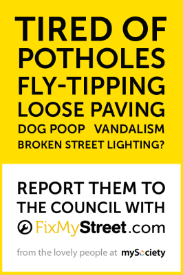 FixMyStreet - report, view or discuss local problems